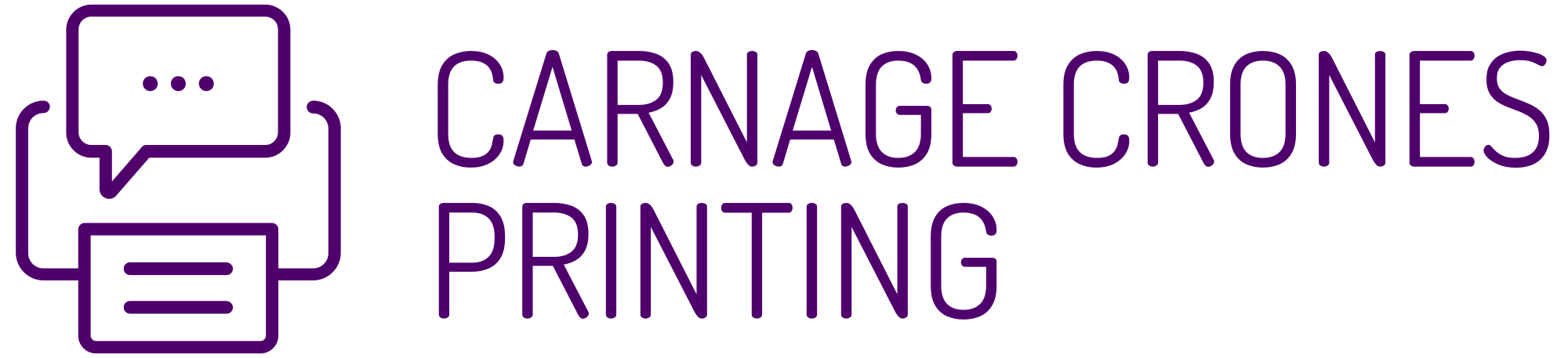 carnage crones printing logo